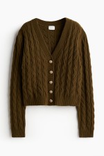 Cable-Knit Cardigan