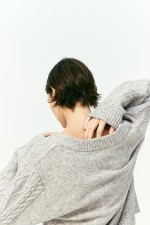 Cable-knit Sweater