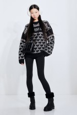 Oversized Jacquard-knit Sweater