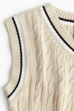 Cable-knit Sweater Vest